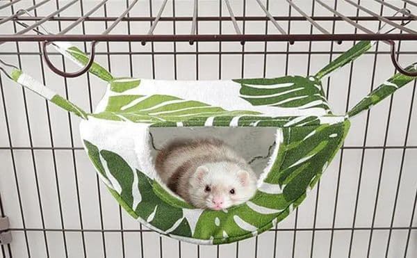 Ferret Hammock Warm Guinea Pig Hammock for Pets Play and Rest Small Animal Bed Cage for Chinchilla Parrot Sugar Glider Ferrets 240724