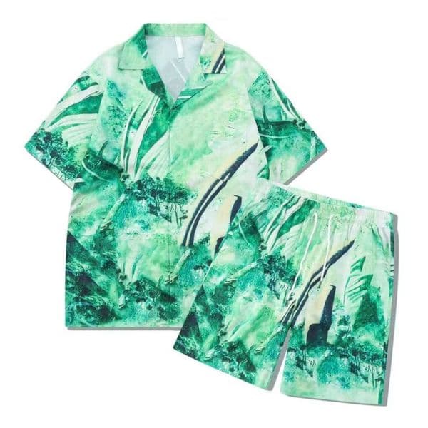 Summer tracksuits men designer clothing short sleeves sets shirt and pocket shorts high quality casual loose cotton sports suit womans clothes designer Y3