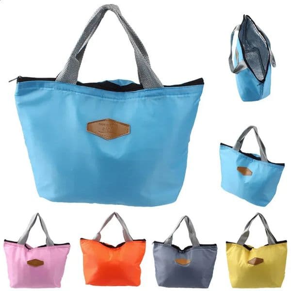 Large capacity lunch bag waterproof portable heat cooler picnic insulated food storage shopping handbag 240724
