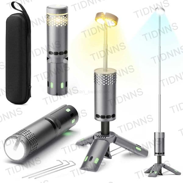 10000mAh Camping Light USB Rechargeable LED Emergency Lamp Outdoor Portable Lanterns with Magnetic Flashlight for BBQ TentsCL240724