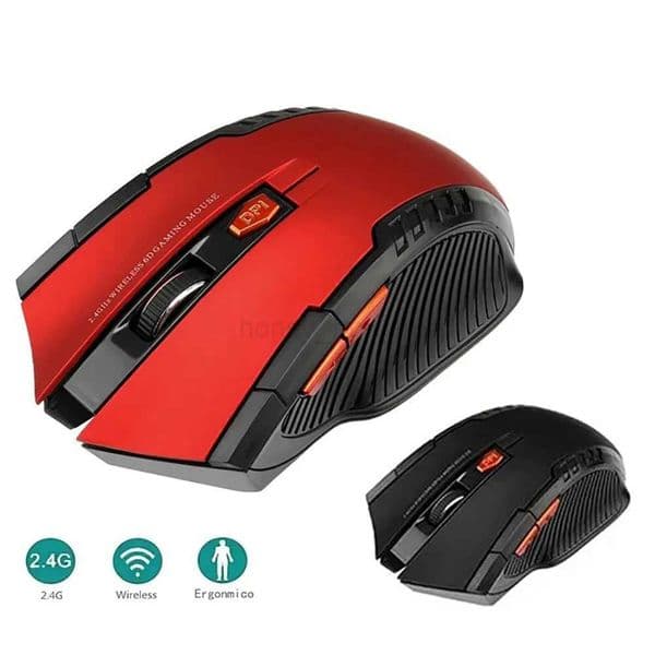 2.4GHz Wireless Mouse Optical Mice Mouse Gaming with USB Receiver Gamer 2000DPI 6 Buttons Mouse For Computer Laptop AccessoriesM240725