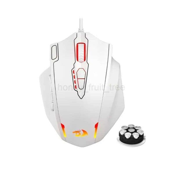 Redragon M908 RGB Backlight LED USB Wired Gaming Mouse 18 Programmable Buttons 12400 DPIM240725