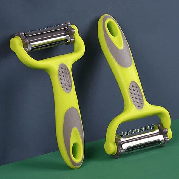 3 In 1 Rotary Peeler Fruit Vegetables Cabbage Graters Salad Carrot Potato Slicer Kitchen Multifunction Grater Julienne Peeler 240724
