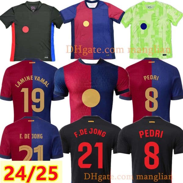 Soccer jerseys Golden font Camisetas de football football jersey 2025 football shirt men kit kids set Home Jersey Black away Player jersey