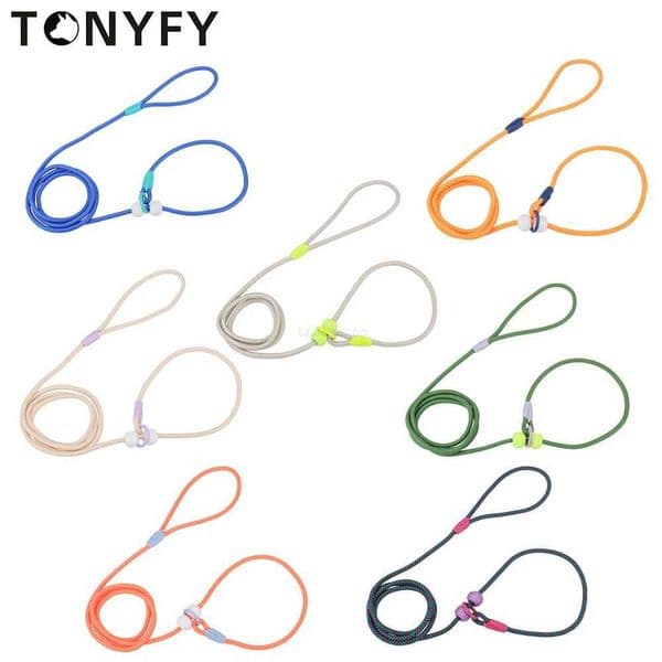 Durable Dog Slip Lead Dog LeashComfortable Strong Rope Slip Leads for Dogs-Small Medium DogsNo Pull Pet Training Puppy LeashesL240725