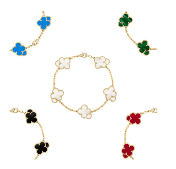 Vanly Cleeffly Charm Fashion Classic 18K Gold Bracelet Luxury Jewelry Designer Womens Gift vanly