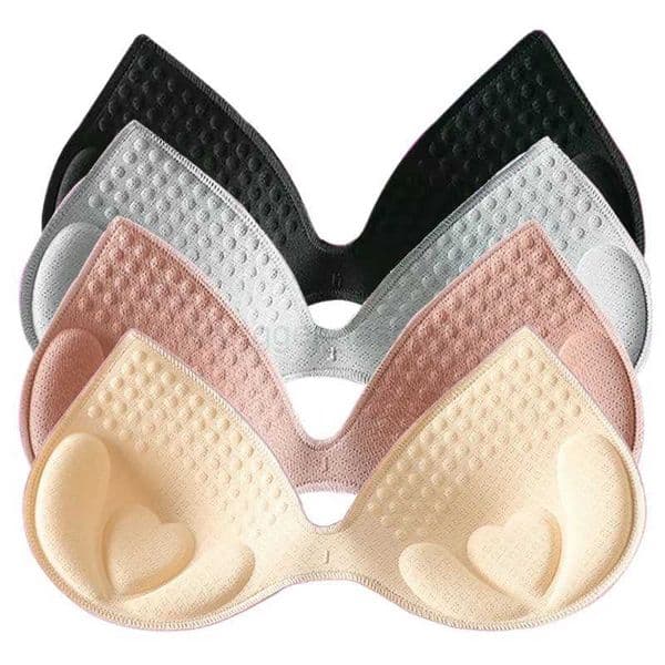 Thick Latex Bra Pads Push Up Breast Removeable Bra Padding Inserts Cups for Swimsuit Bikini Padding Invisible PaddedBs240725