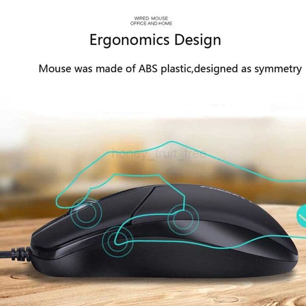 Professional Office Usb Optical Wired Gaming Mouse Ultra Slim Silent Ergonomic Design Computer Laptops Notebook Accessories Z240725