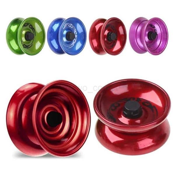1pc Professional Alumunum Alloy YoYo String Trick Yo-Yo Ball Classic Toys Y-axis Rotating Yoyo for Kids Simple Collectibles ToyM240725