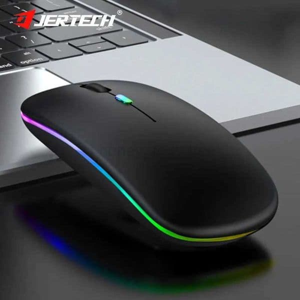 Best Manufacturer Cordless Slim Portable Optical RGB Gaming BT 2.4G Dual Mode USB PC Laptop Computer Rechargeable Wireless MouseM240725