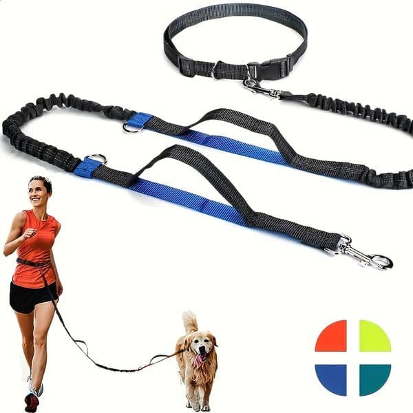 Dog Running Leashes Hands Freely Jogging Pull Lead Accessories Leash For Large Dogs Traction Rope Pet Supplies 240724