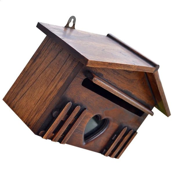 Wooden Mailbox Outdoor Waterproof Suggestion Box Letter Envelopes Post Box for Home School Office Company x 240718