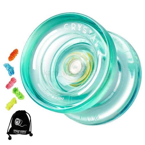 MAGICYOYO K2 Plus Crystal Responsive YoyoDual Purpose Yo-Yo with Replacement Unresponsive Bearing for IntermediateM240725