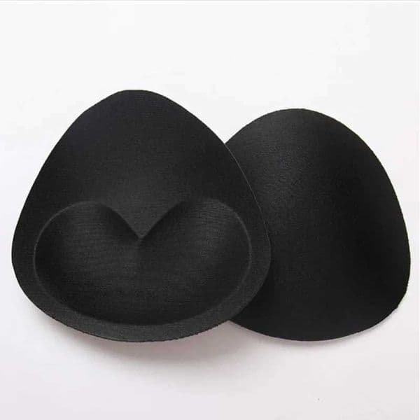 1Pair Woman Swimsuit Pads Sponge Foam Push up Enhancer Chest Cup Breast Swimwear Inserts Triangle Bra PadB240725