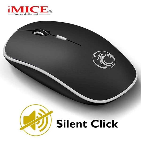 Wireless Mouse Wireless Computer Mouse Ergonomic Silent Mice Mini PC Mause 2.4GHz USB Optical Mouse 1600DPI 4 buttons For LaptopM240725