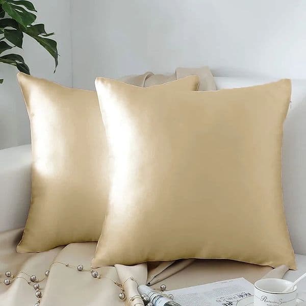 1pcs 45x45 Pillowcase Silk Pillow Cover Silky Satin Hair Beauty Pillow case Comfortable Pillow Case Home Decor 240725