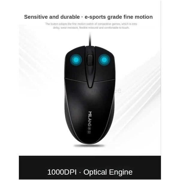 USB Wired Computer Mouse Optical Mouse Gamer PC Laptop Notebook Computer Mouse Mice for Office Home Use N8Y5M240725