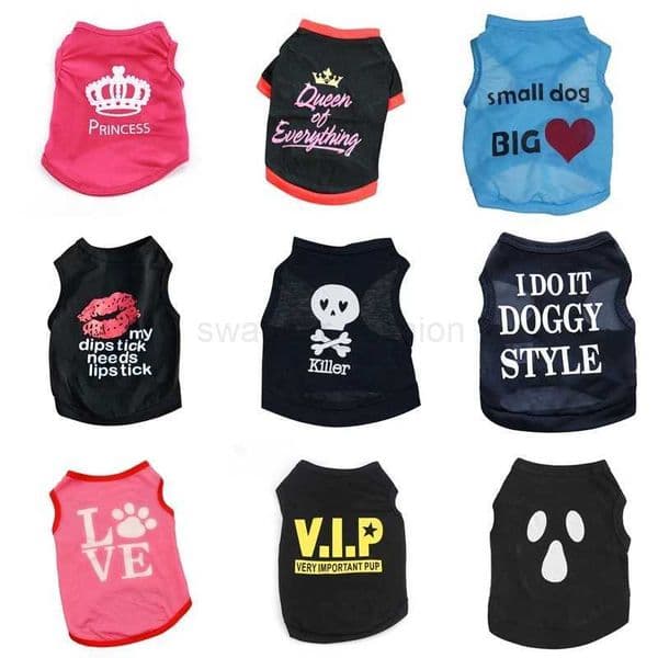 Pet Cat Clothes Summer Cat Vest Sports T Shirts Costume Thin Clothes for Small Dogs Chihuahua Cool Puppy Clothes for Kitty 40B270726