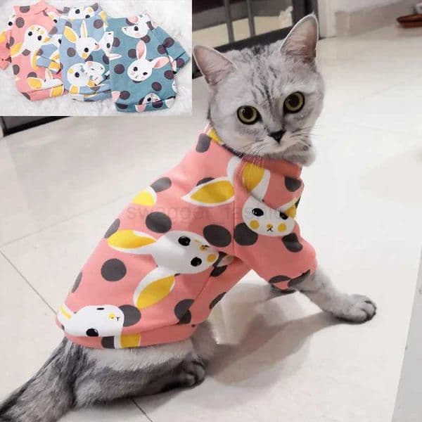 Sweet Pet Clothes for Cats Winter Warm Cat Costume Katten Gotas Kedi Sphynx Hoodie Sweater Puppy Dog Clothing mascotas ProductsB270726