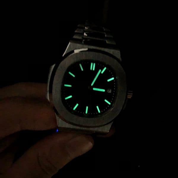 Luxury Watch Sport Men's Wristwatch 40mm Automatic Mechanical Watch Light Blue Dial 904L Stainless Steel Strap Super Bright Watch Waterproof Watch 10a Watches