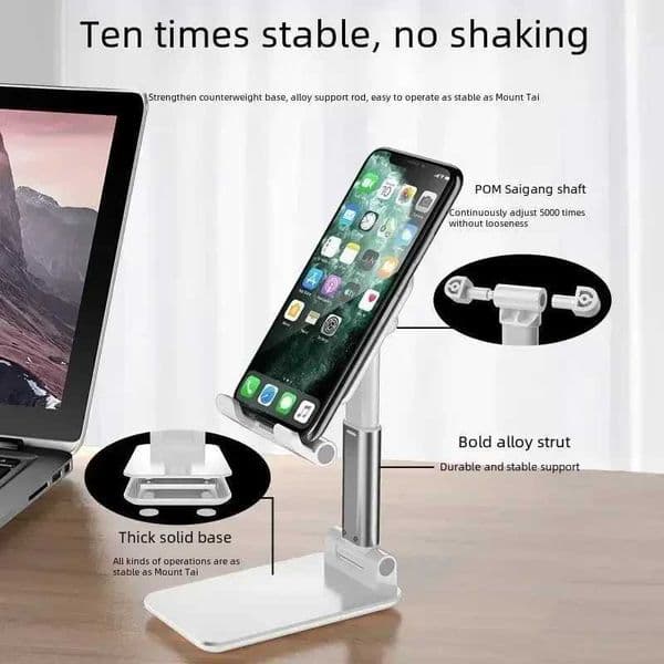 Desk Mobile Phone Holder Stand For iPhone IPad Adjustable Desktop Tablet Holder Universal Table Cell Phone Stand M240725