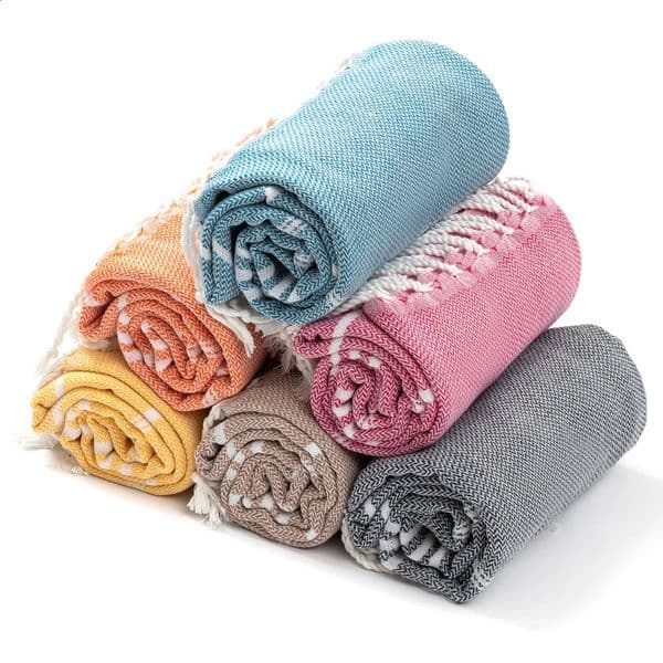 Cotton Turkish Beach 90*180CM Sauna Spa Gym sports Fitness Fringed Bath Towel kitchen Soft Absorbent Quick drying towels 240726