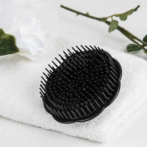 1pcs Black Hair Comb Scalp Massagers Round Comb Women Men Shower Brush Hair Scalp Shower Wash Clean Hair Tool BrushCL240727