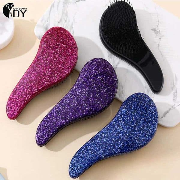 Magic Handle Detangle Hair Comb Shower Massage Hairbrush Comb Anti Static Massage Hair Brush Tangle Woman Salon Hair AccessoriesM240727