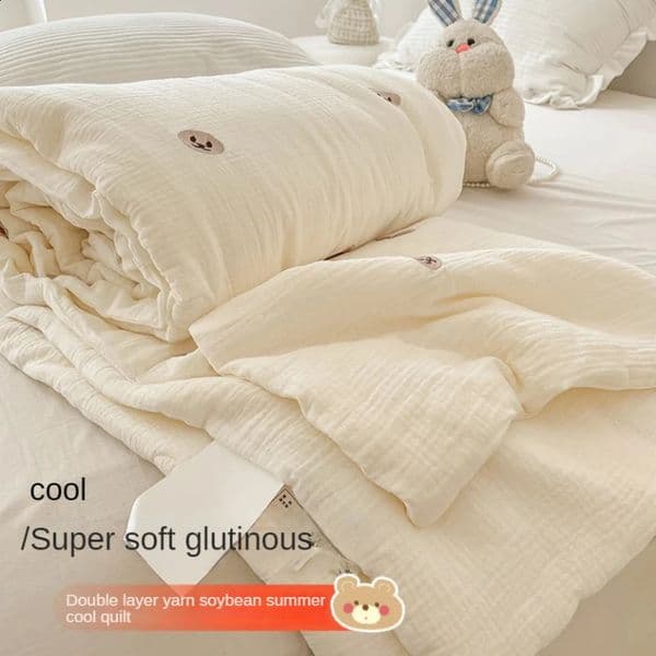 Blanket Summer Ice Cool Thin Quilt Comforter Soft Air Conditioning QuiltDuvetBlanket Bed 150 Single 260323BJ