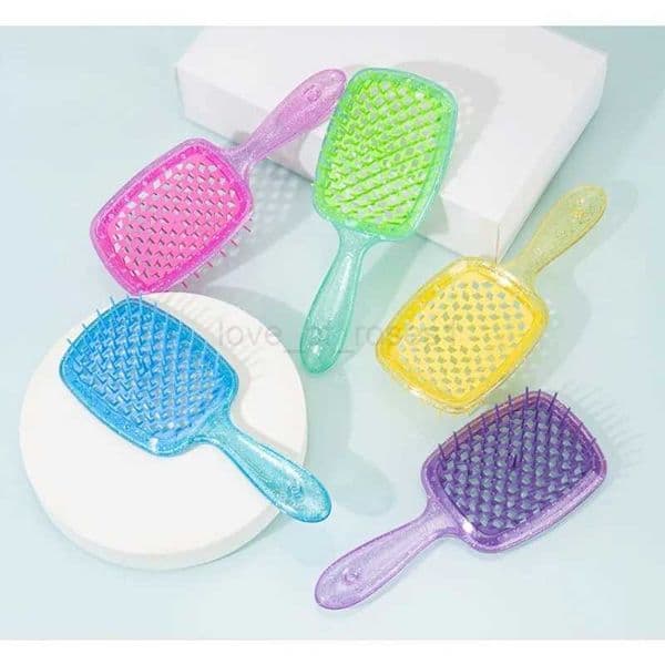 Hair Comb Detangling Tangled Hair Comb Hollow Out Massage Combs Anti-static Hair Comb Salon Hairdressing Styling ToolsZ240727