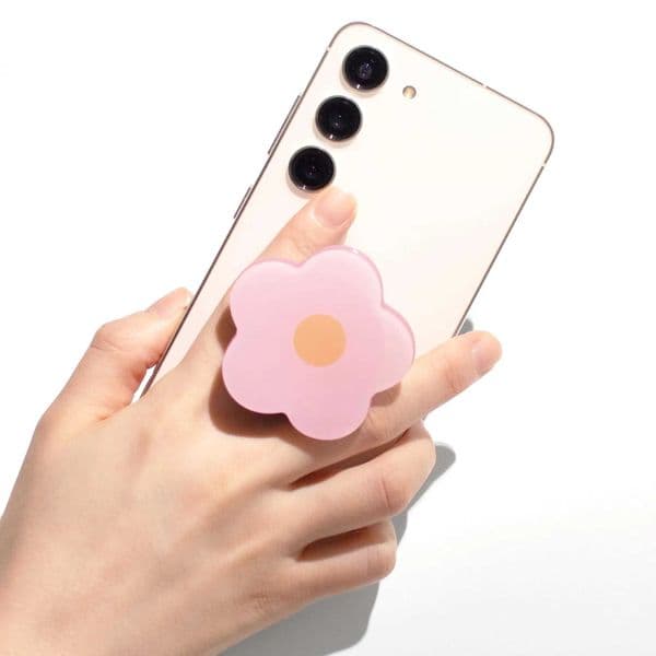 Phone Holder Ring Cute Daisy Flower Design Collapsible Mobile Phone Grip Stand Holder for Smartphone Tablet Cell Phone AccessoryM240725