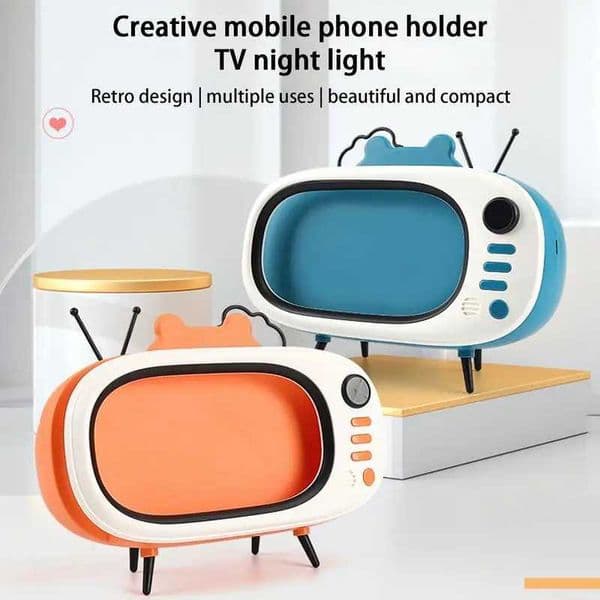 Convenient Universal Stand Fall Resistant Firm Retro TV Mobile Phone Holder StandM240725