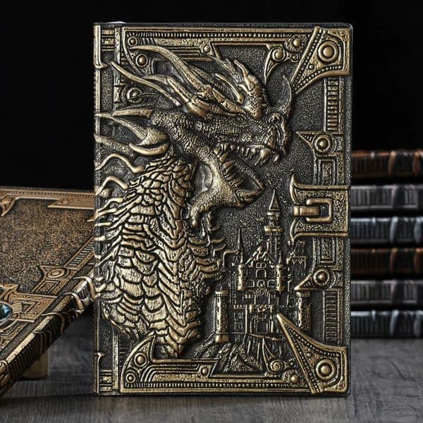 3D Stereo Evil Dragon A5 Notebook Journals Notepads Diary Note Book Paper Art Office School Supplies Gift 240722