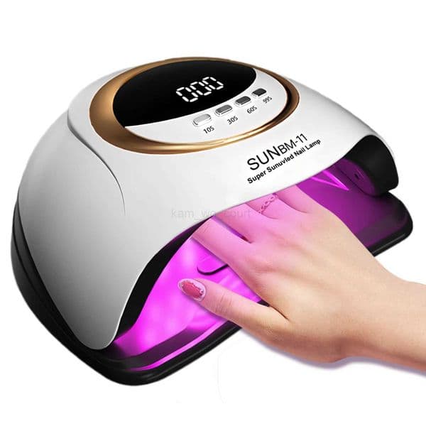 280W Professional UV LED Nail Lamp for Nails Gel Polish Fast Curing Dryer Drying Light Lamps with 45 LEDs 4 Timer SettingM240729