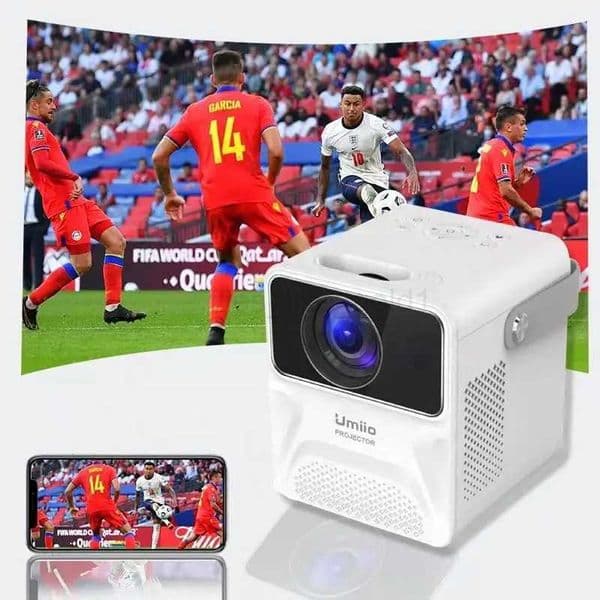 Free delivery! Factory Direct Sales Android Projector UMIIO P860 1080P LED Portable Smart Projector for Meetings Home TheatersM240729
