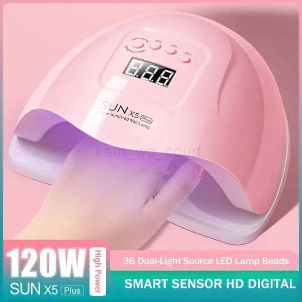 120W UV LED Nail Lamp For Manicure 36 Leds Nail Dryer For All Gels Polish LCD Display Lamp For Drying Nails Manicure ToolsM240729