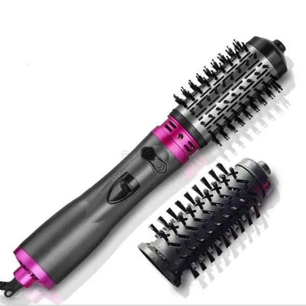 Electric Rotary Hair Dryer Brush Hot Air Blowing Comb Automatic Rotation Curling Hairstyle Hairdryer Salon Wave Curler RollerY240729