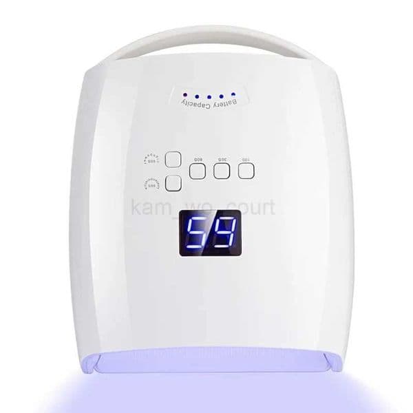 48W Rechargeable UV LED Lamp Cordless Professional Gel Pedicure Lights Nail Art Manicure Tools for Home and SalonM240729