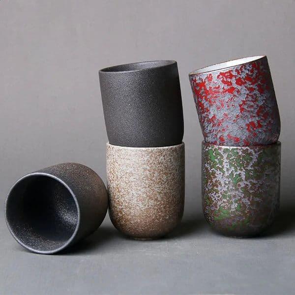 130ml Japanese Style Ceramic Coffee Cup Porcelain Personal Single Pottery Tea Cups Drinkware Wine Mug Water Mugs 240729