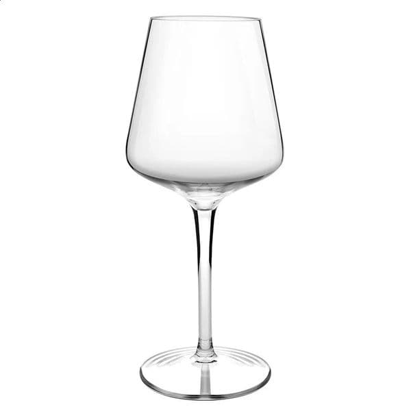 2PCS 15.6OZ Outdoor Camping Unbreakable Tritan Plastic Acrylic Red Wine Glass High Foot Cup Food Grade Clean Transparent Goblet 240729