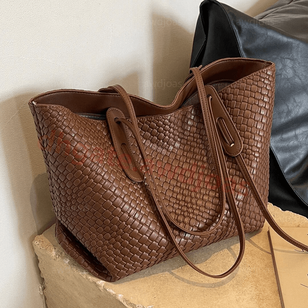 Large Tote Bag Commuter Quilted Bag Designer Beach Bag School Work Laptop Tote Real Leather Handbag Travel Handbag Crossbody Casual Tote 45*28*18cm