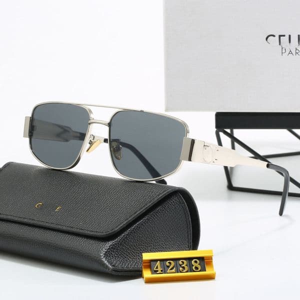 Designer luxury fashion retro sunglasses metal framed frog mirror street literature and art personality sunglasses for women men trend outdoor driving