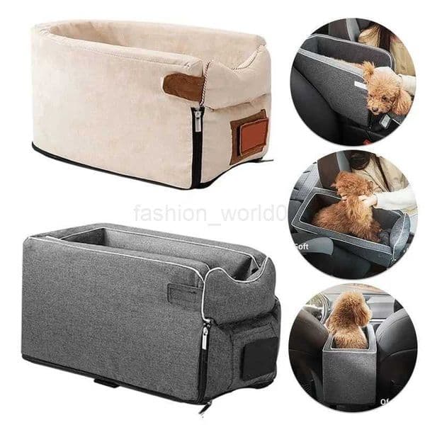 Car center dog seat and portable dog holder for small dog and cat safety travel bag accessoriesX240729