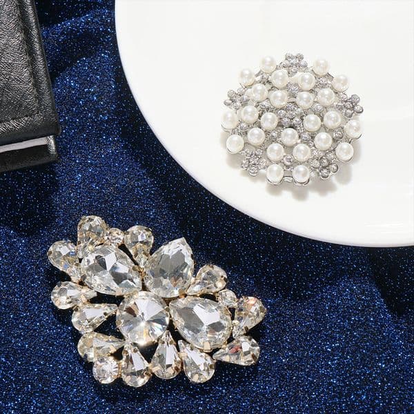 1Pc Lady Shoe Clip Shoe Decorations Shiny Decorative Clip Rhinestone Square Clamp High Heel Charm Buckle for Wedding Women Bride