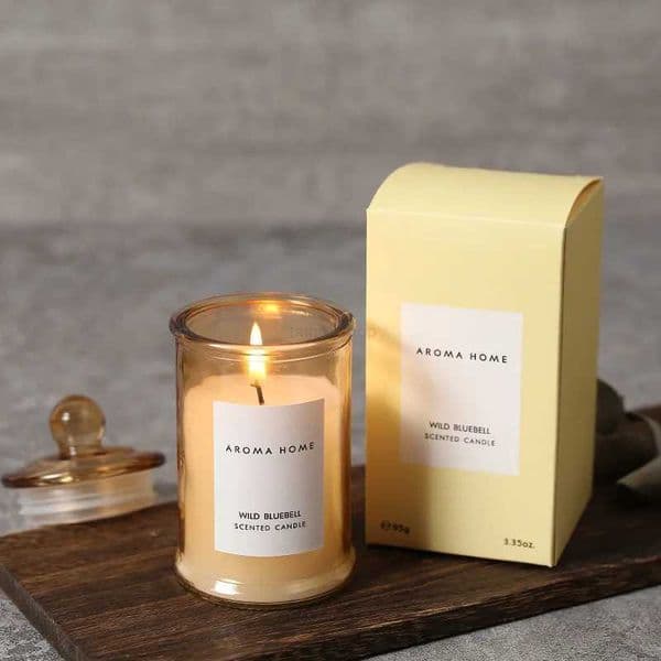 Ins Style Vintage Glass Jar Scented Candle Essential Oils Soy Wax Candle Aromatherapy Home Decoration Birthday Xmas GiftXJ24073 T260514