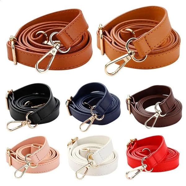Fashion 130cm Adjustable Bag Handle Replacement Bags Strap Women Leather Shoulder Parts Handbag Belts Accessories 251201