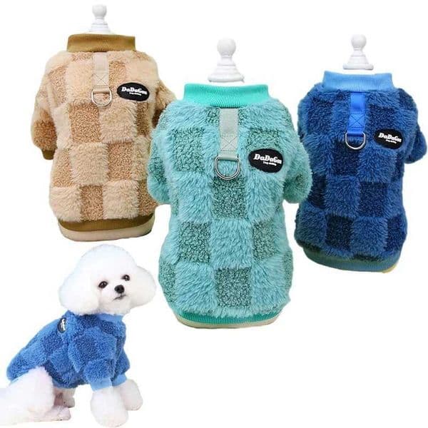 Soft Fleece Pet Clothes for Small Dogs Cats Vest Puppy Clothing French Bulldog Chihuahua Shih Tzu Costume Dog AccessoriesXJ240731
