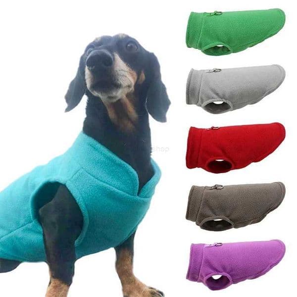 Warm Fleece Dogs Clothes Pet Dog Jacket Vest With D-Ring For Small Dog Cats Clothing French Bulldog Costumes Chihuahua CoatXJ240731