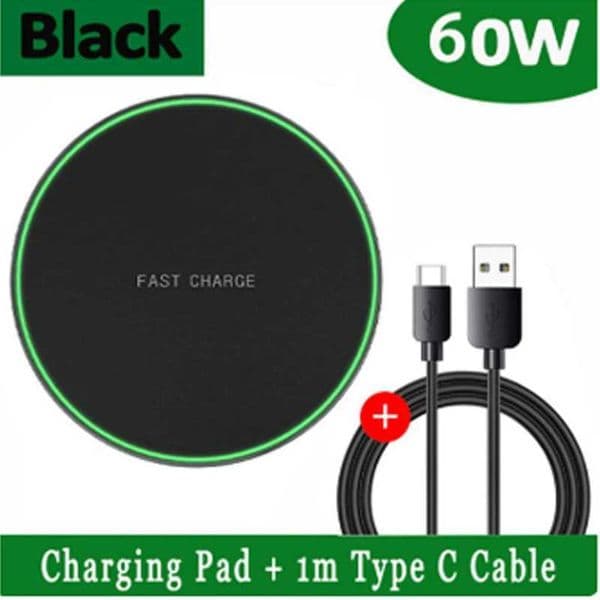 Fast Charger For iPhone5 5S 6 6S 7 8 11 12 Huawei Mate 40 30E Pro P40 Pro+ Honor Wireless Charging Pad Power Phone AccessoryM240731