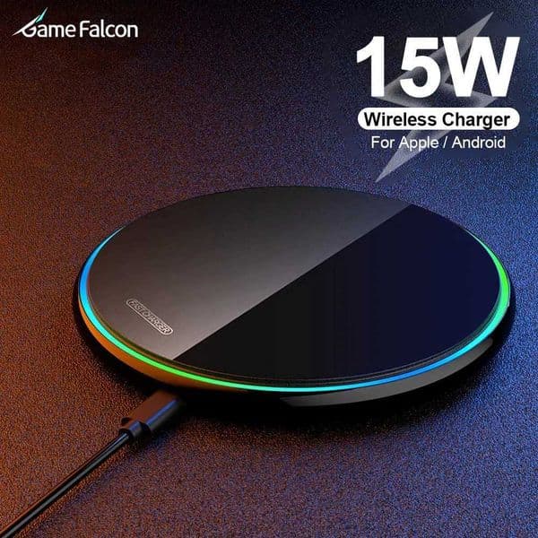 Wireless Charger For iPhone 15 14 13 12 11 Pro Max 15W USB Type C Magnetic Charging For Samsung Huawei Phone AccessoriesM240731